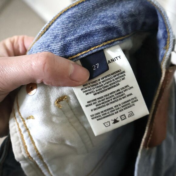 Citizens of Humanity Marlee Relaxed Taper Distressed Ankle Jeans Sz 27 - Picture 4 of 10